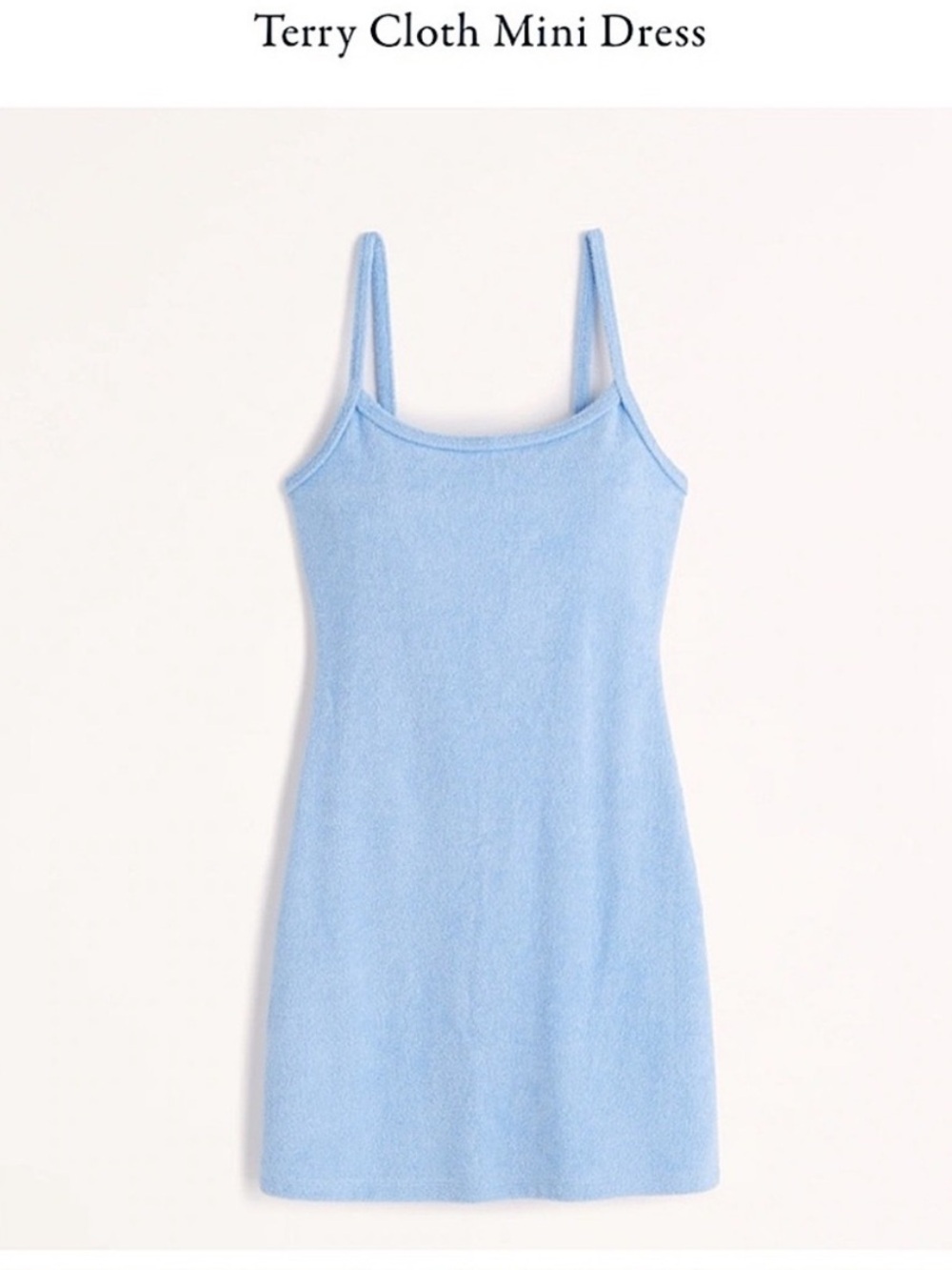 Abercrombie & fitch blue terry cloth beach coverup dress, Sz M